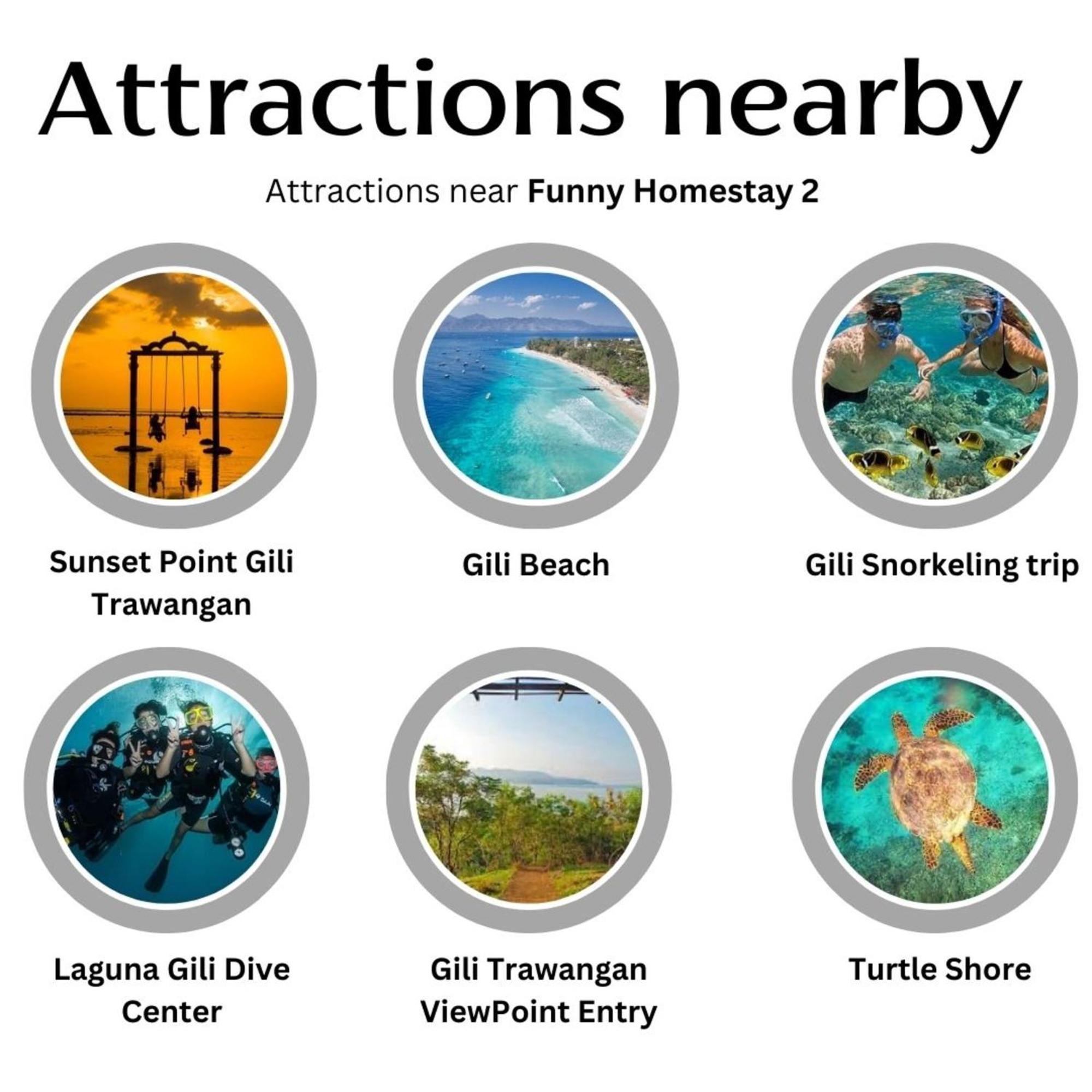 Homestay Lucu 2 Gili Trawangan Esterno foto